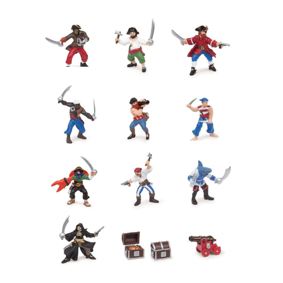 Figurine Mini PLUS Pirates & corsaires, 12 pièces