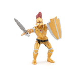 Chevalier or en armure Papo en PVC, Collection Médiéval, jouet éducatif idéal pour enfants et collectionneurs