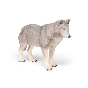 Grand loup Papo en PVC, Collection figurines géantes, jouet éducatif idéal pour enfants