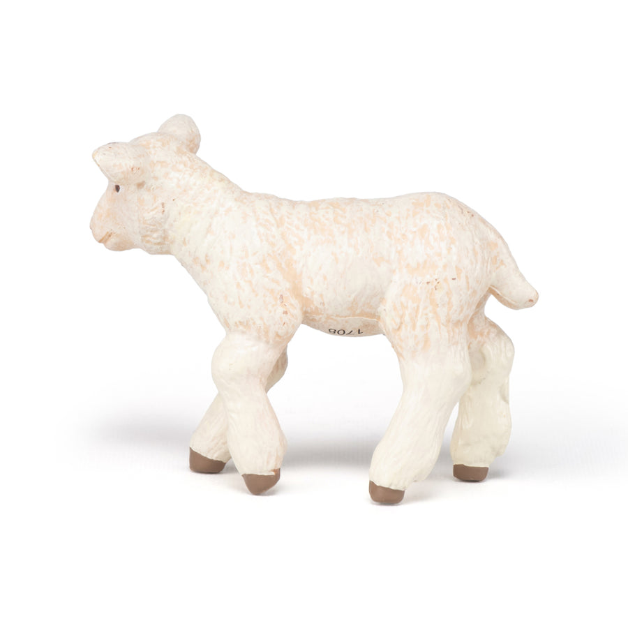 Agneau Papo en PVC, Collection Vie à la ferme, jouet éducatif idéal pour enfants et collectionneurs