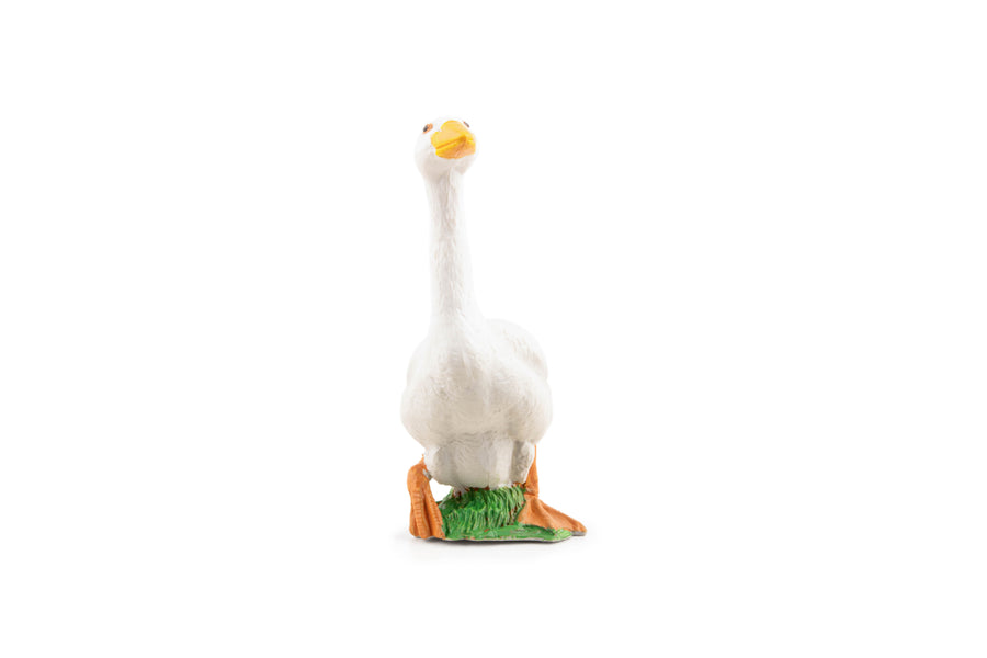 Figurine Oie blanche Papo en PVC, thème basse-cour, Collection Vie à la ferme, jouet éducatif idéal pour enfants et collectionneurs