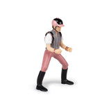 Figurine Jeune cavalière fashion Papo en PVC, Collection chevaux, jouet éducatif idéal pour enfants et collectionneurs