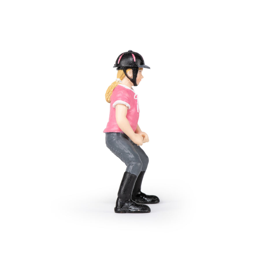Figurine L'enfant cavalière Papo en PVC, Collection chevaux, jouet éducatif idéal pour enfants et collectionneurs