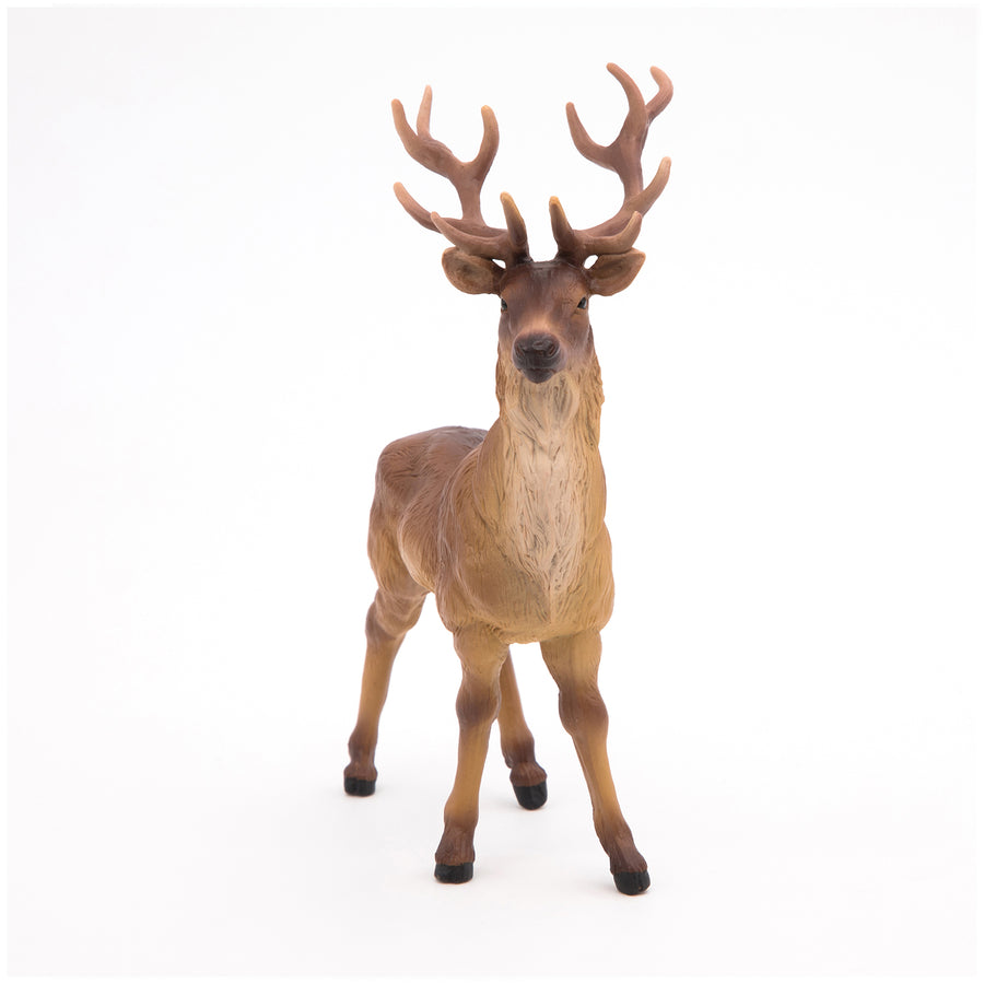 Figurine Cerf Papo en PVC, thème forêt, Collection Animaux sauvages, jouet éducatif idéal pour enfants et collectionneurs