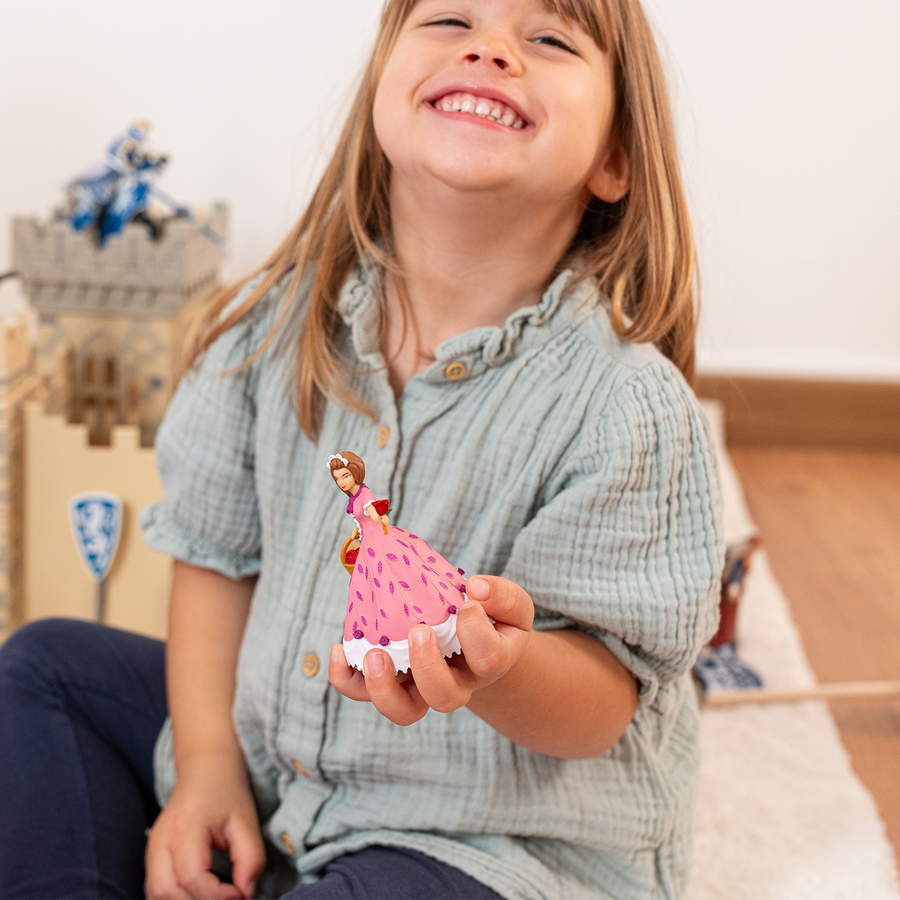 Figurine Princesse à la rose